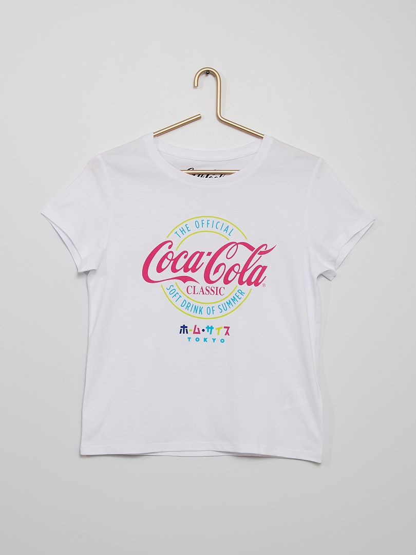 T-shirt 'Coca Cola' - Branco - - 10.00€