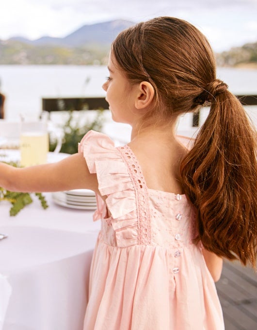 Vestido cerimónia para menina 