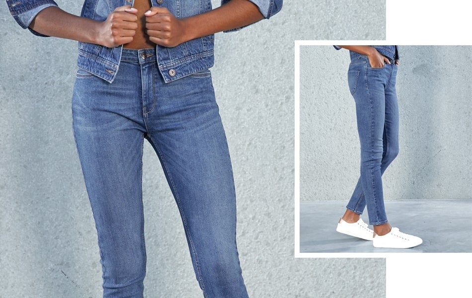 O jeans slim mulher