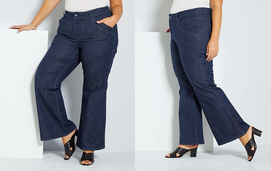 Jeans bootcut para mulher
