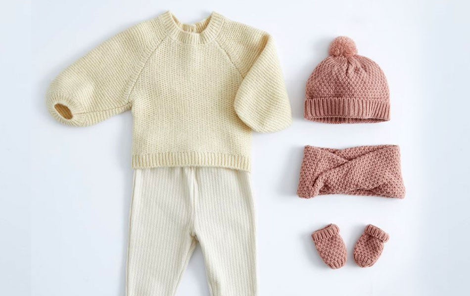 Roupa para bebés recém-nascidos no inverno 